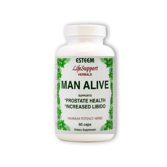 Man Alive: Natural Support for Prostate Health, Vitality & Libido